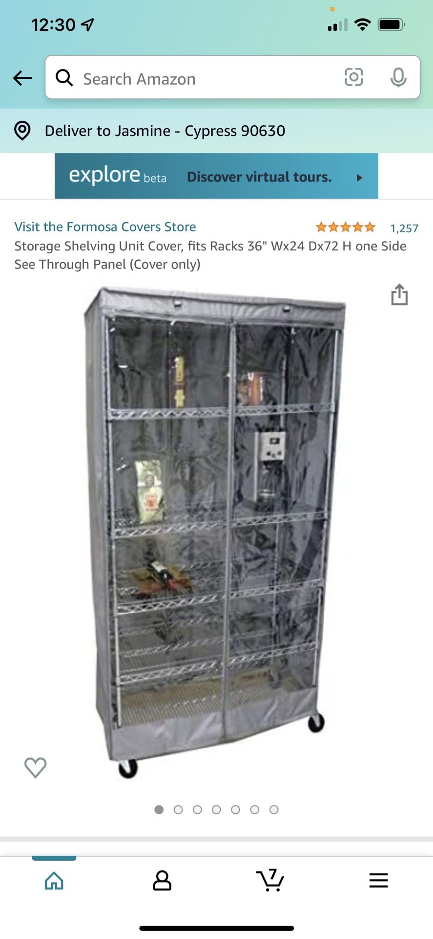 Waterproof Shelving Cover (for Garage or outdoor)
