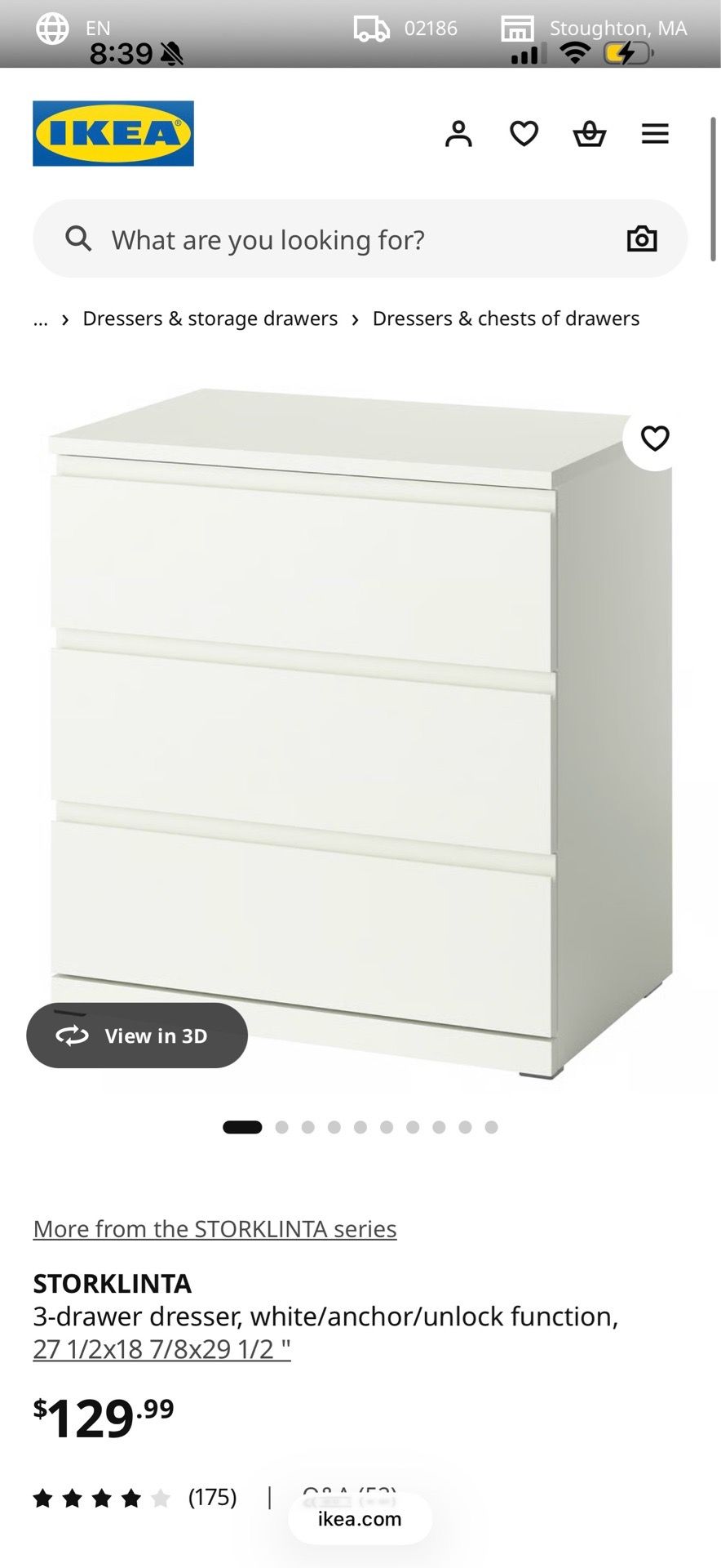 IKEA dresser