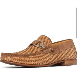 Donald Pliner Mens Dacio Woven, Natural 8