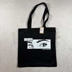 Brandy Melville I’ll meet you in New York tote bag Black NWT J Galt