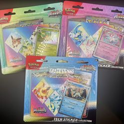 Pokémon- Prismatic Evolutions Tech Sticker Collection 