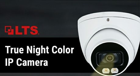 New LTS 247 True Night color IP camera 4MP