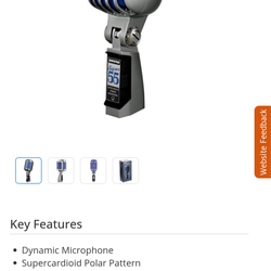 Shure Super 55 Deluxe Vocal Vintage Microphone