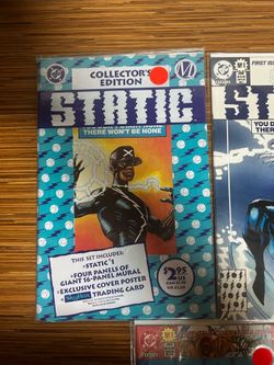 Static #1 SEALED Polybag Collector’s Edition 1st Static Shock DC Milestone 19