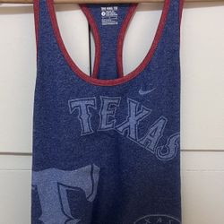 Texas Rangers Tank Top Size Womens Large 
