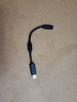 Breakaway Dongle Cable Cord Adapter For Xbox 360/ USB Controller Black
