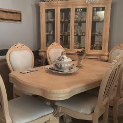 Vintage 6-Piece Dining Set – French Provincial Style