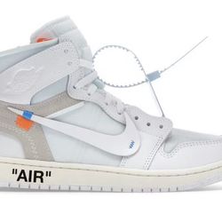Jordan Retro 1 High Virgil Alaska Abloh Archive Alaska