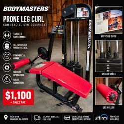 Body Masters Prone Leg Curl – Commercial Gym Equipment