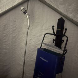 VIVOHOME Portable Propane Tankless Water Heater, 1.6GPM 6L Tankless Instant Hot Water Heater with Di