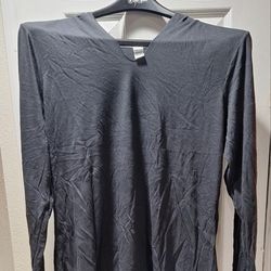 (BB - 10)  DISTRICT DM139 PERFECT TRI LONG SLEEVE HOODIE W