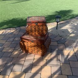 Old Trunks Set