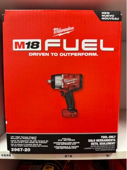 Milwaukee M18 Fuel 1/2” High Torque impact wrench