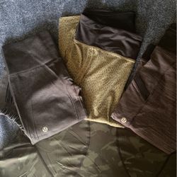 Lululemon  3 Capris Leggings  Size 6 & 8 and 1 Shirt 👕 Size 8