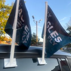🦅 Philadelphia Eagles “Fly Eagles Fly” Car Window Flags