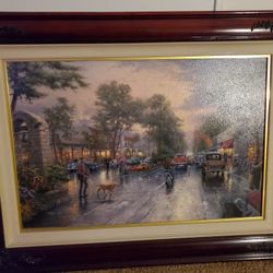 Carmel, Sunset On Ocean Avenue - Kinkade