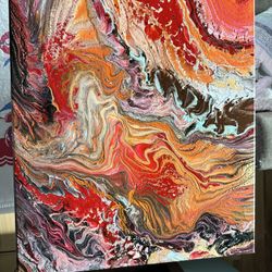 Original 16x20 Acrylic Painting Local Artist 