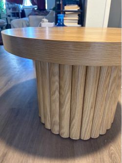 Oak coffee table