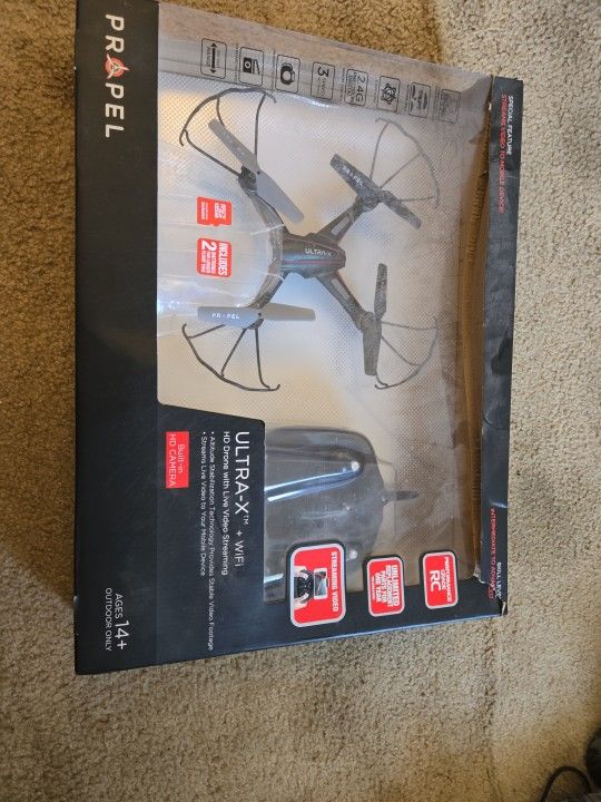 Propel Ultra-X + WiFi HD Drone with Live Video Streaming