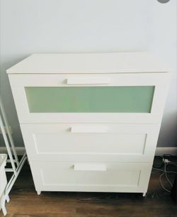 IKEA Brimnes 3 Drawer White Dresser