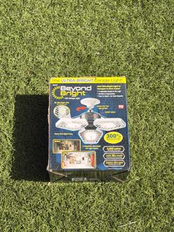 Beyond Bright LED Garage Light 3500 Lumens Adjustable Panels New Open Box
