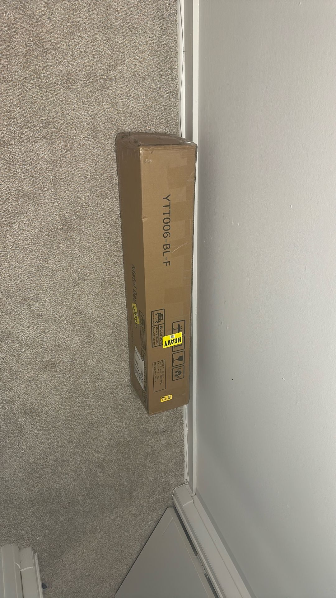 Full Size Floating Bed frame w/ LED Lights