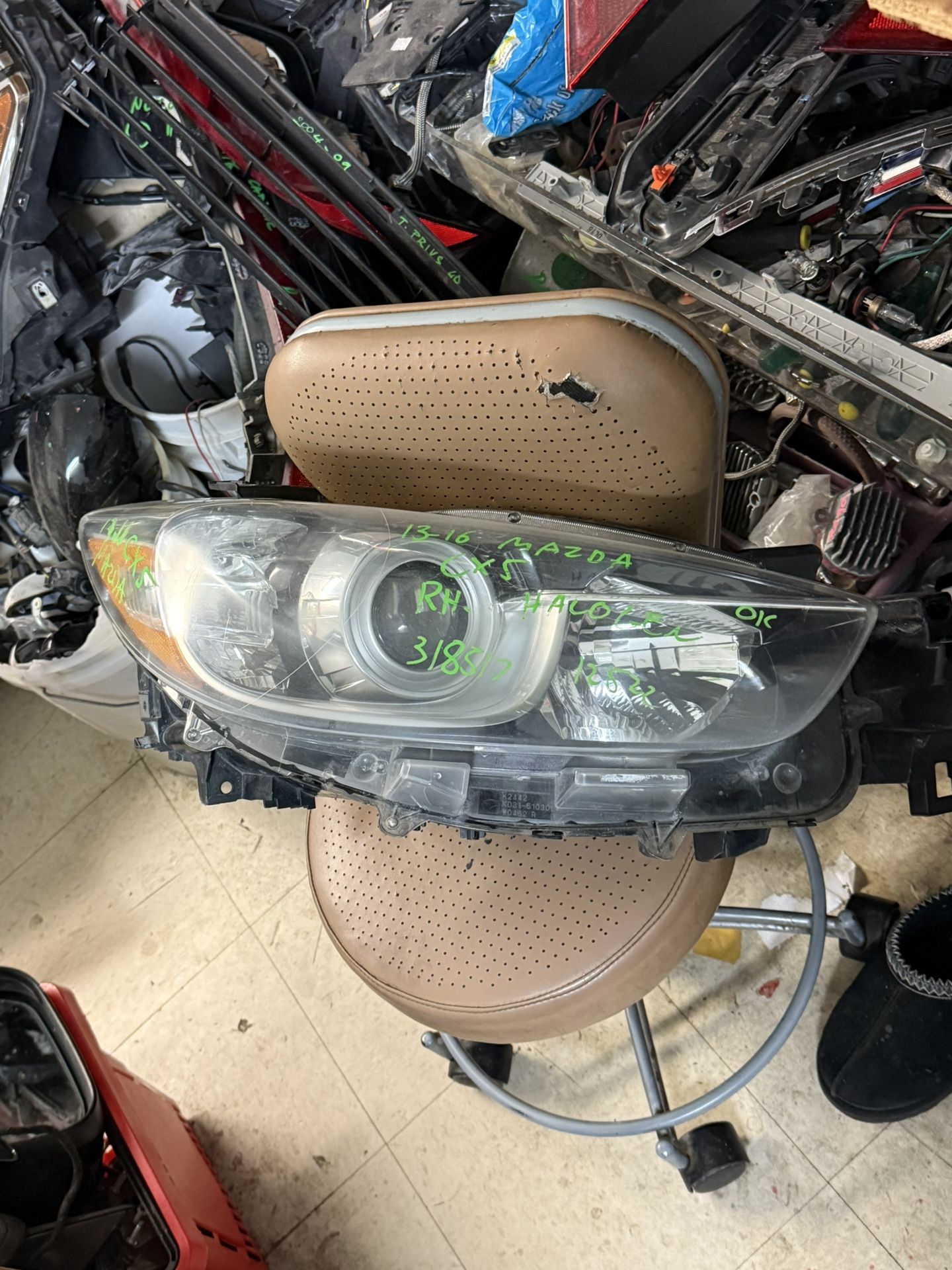 2013-16 Mazda Cx5 Right Side Headlight Halogen