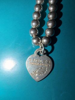 Philadelphia Eagles Cheerleaders Sterling Silver Bracelet – Rare Collectible