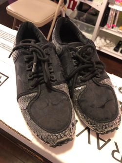 Women’s size 6 coach karina sneaker shoes with sequins