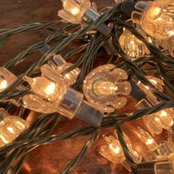 Vintage Tulip Christmas lights. 