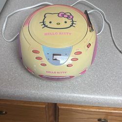 Hello Kitty Cd  And Radio 