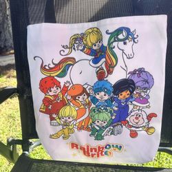 Rainbow Bright Shoulder Tote Bag 