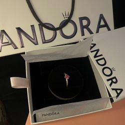 pandora pink heart ring