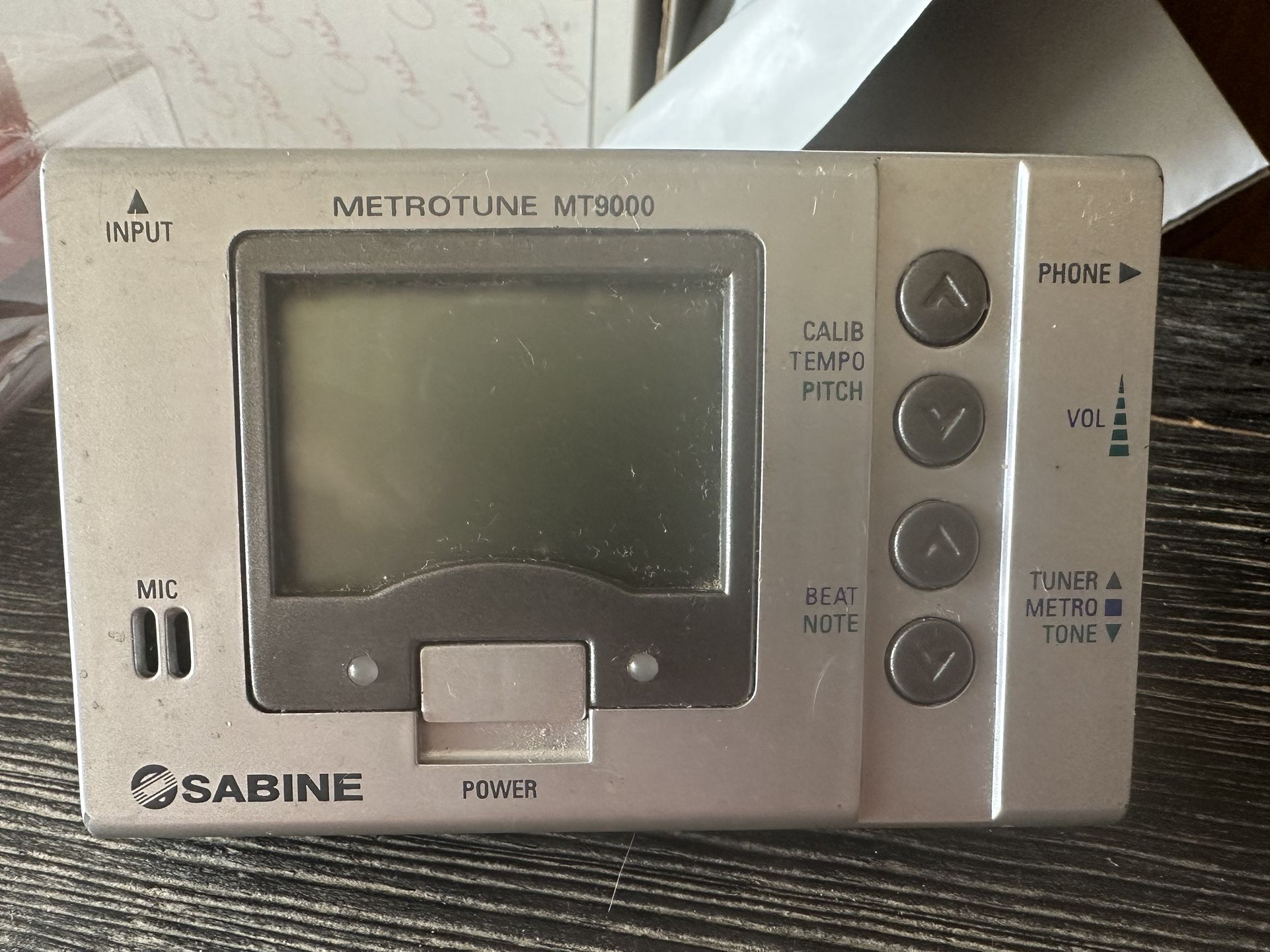 Sabine Metrotune MT9000 Guitar Tuner