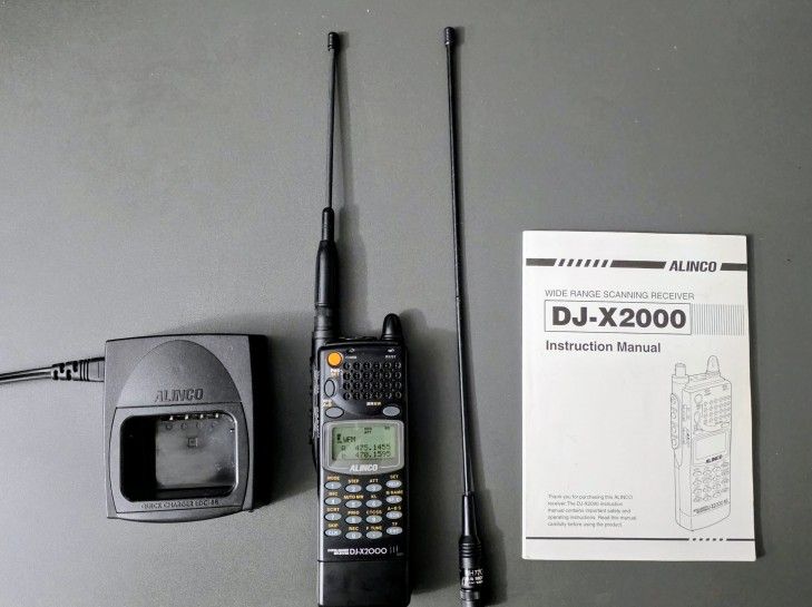 Alinco DJ-X2000E Wide Band Receiver Handy Scanner With Bug Detection