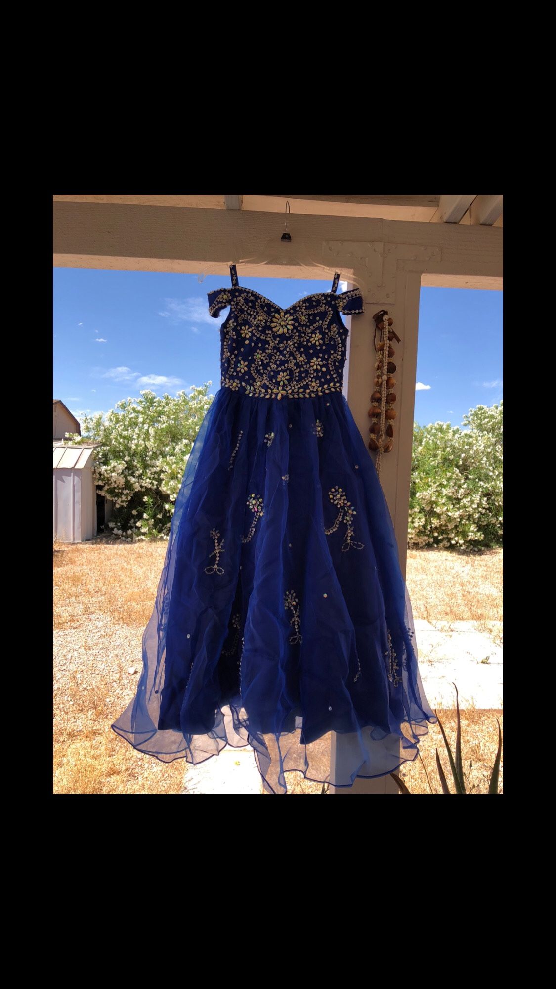 Royal Blue Small Quince/Pageant Dress <3