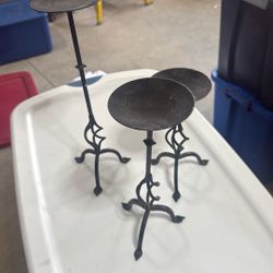 Candle Holders 3 Different Sizes