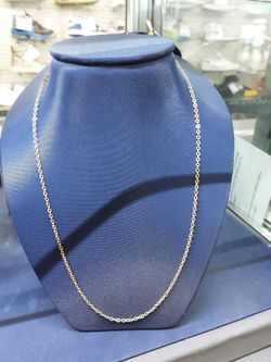 Yellow Gold 10k (.417) 1.6 grams 18 inch