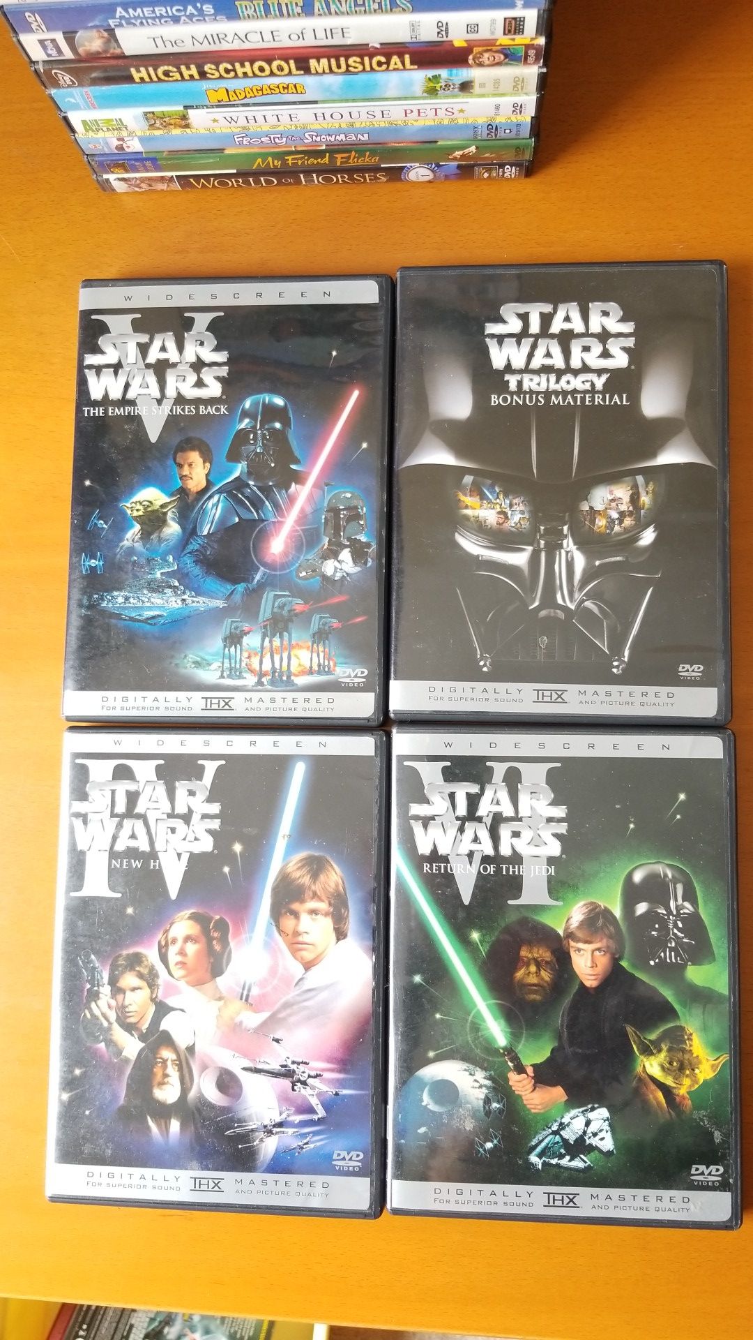 Star wars trilogy set for DVDs THX mastered