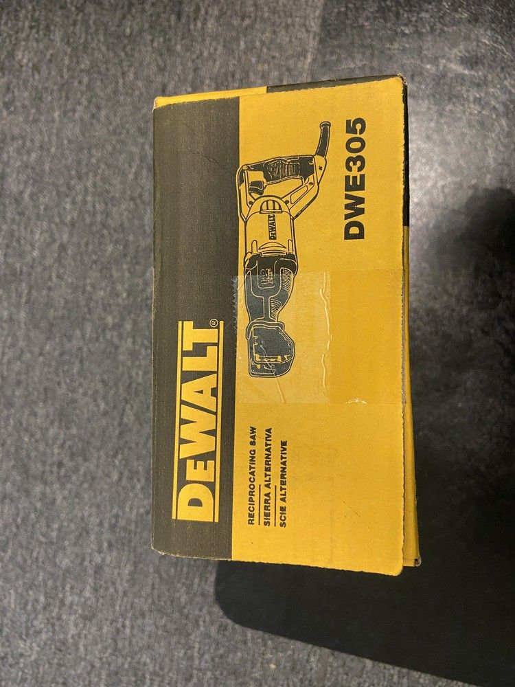 Dewalt Corded Reciprocating Saw Model DWE304