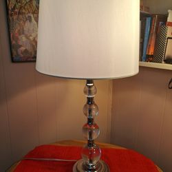 Stacked Crystal Glass Lamp By Leviton 