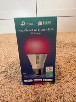 Kasa Smart Light Bulbs KL135, 1000LM, Dimmable Smart WiFi Light Bulb, A19 Brand New