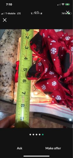 Christmas Beautiful Decoration Thick Glass Great For Table Mantle Door Step Only $20