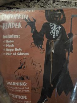 Scarecrow Pumpkin Reaper Kids Halloween Costume