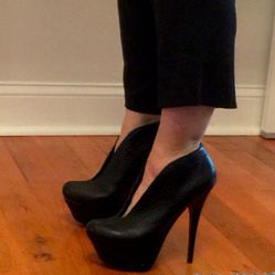Bebe High Heels ♥️ Kyra Croco Sexy Platform Booties