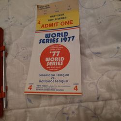 1977 World Ticket Game Four