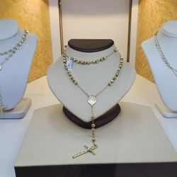 14K ROSARY, ROSARIO
