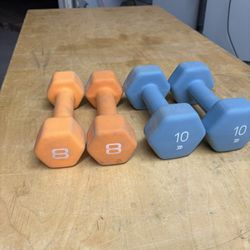 Rubber Coated Weights Dumbbells 