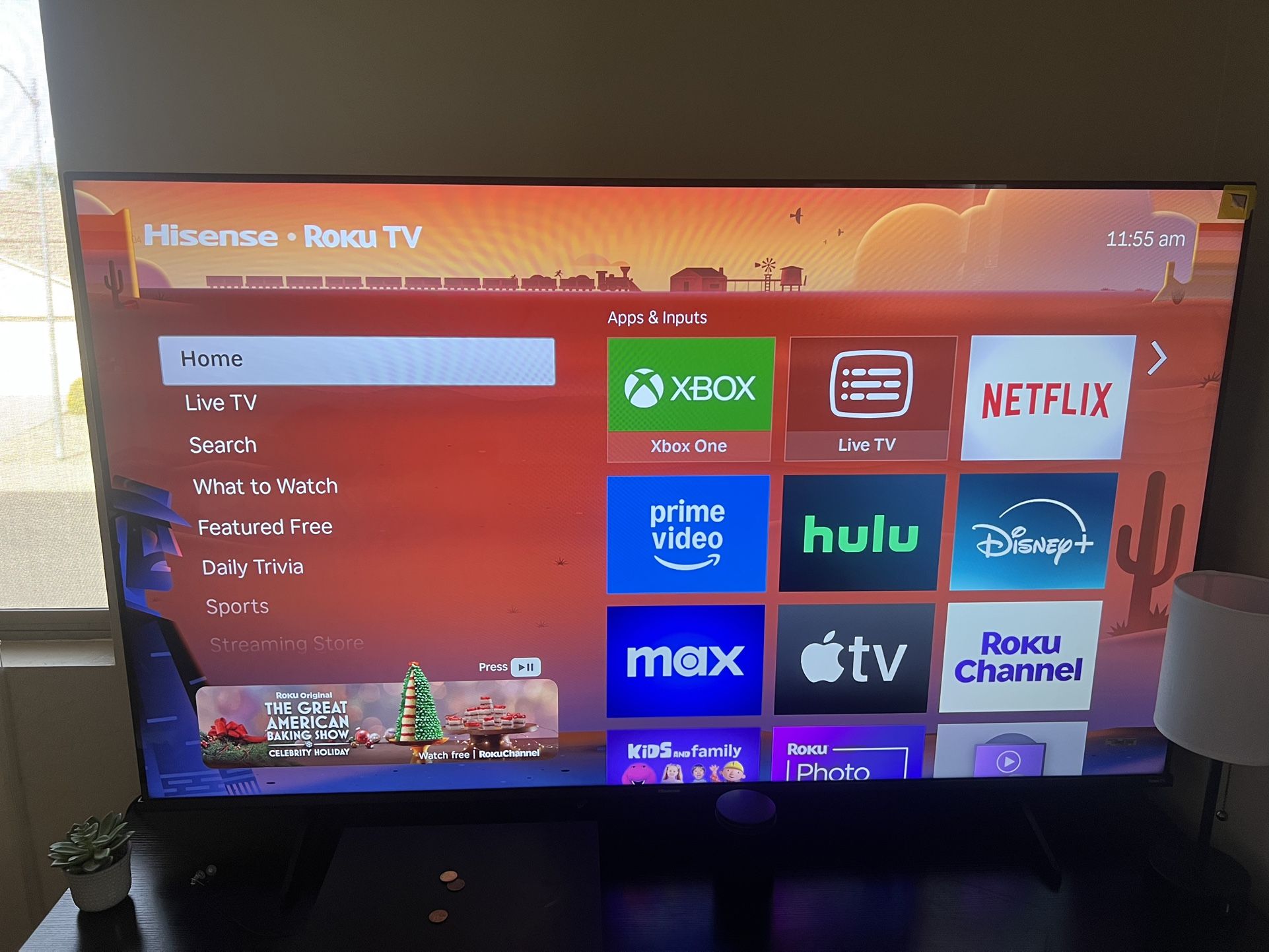 58’ Hisense Roku Tv 4K UHD