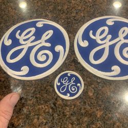 Vintage Woven GE Patches Selling Together 